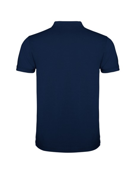 Short-sleeved polo shirt in 100% cotton piqué knit, 220 g/m², for adults - IMPERIUM ROLY