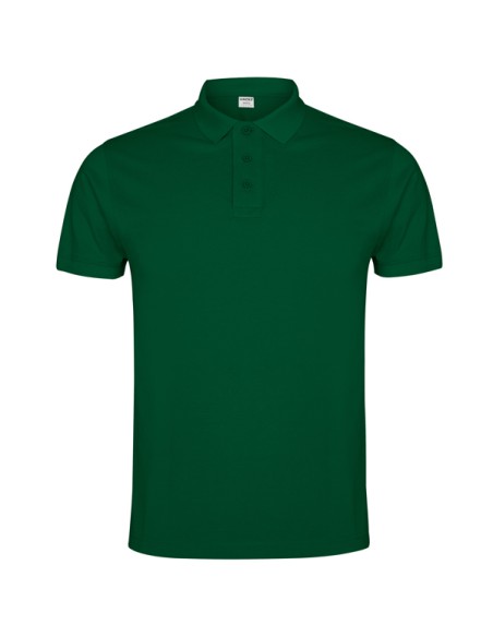 Short-sleeved polo shirt in 100% cotton piqué knit, 220 g/m², for adults - IMPERIUM ROLY