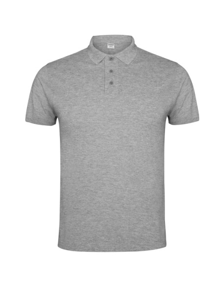 Short-sleeved polo shirt in 100% cotton piqué knit, 220 g/m², for adults - IMPERIUM ROLY