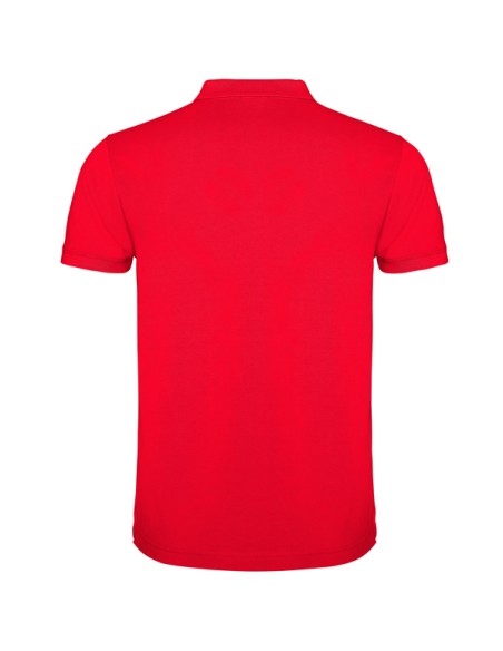 Short-sleeved polo shirt in 100% cotton piqué knit, 220 g/m², for adults - IMPERIUM ROLY