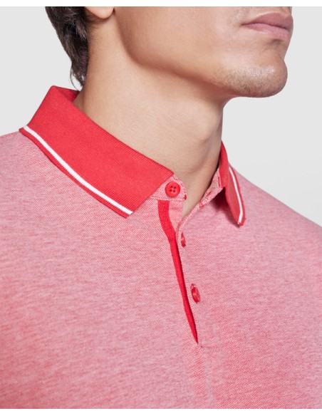 Polo vigoré de màniga curta 100% cotó punt piqué 200g/m² ADULT - BOWIE ROLY