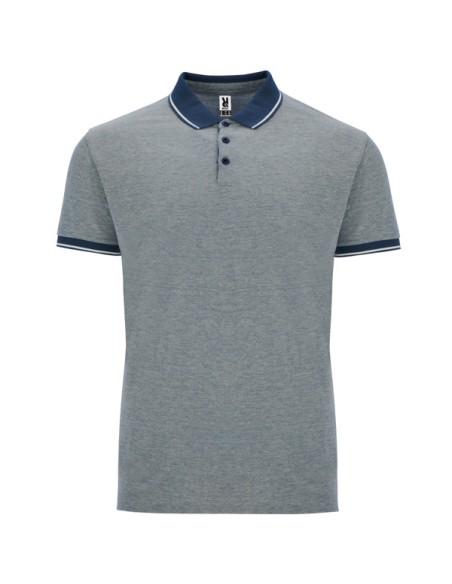 Adult 100% cotton piqué knit short-sleeved polo shirt, 200g/m² - BOWIE ROLY