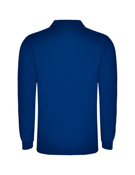 Long sleeve polo shirt 65% Cotton / 35% Polyester piqué 220g/m² ADULT - CARPE ROLY