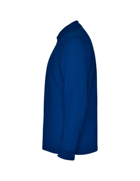 Long sleeve polo shirt 65% Cotton / 35% Polyester piqué 220g/m² ADULT - CARPE ROLY