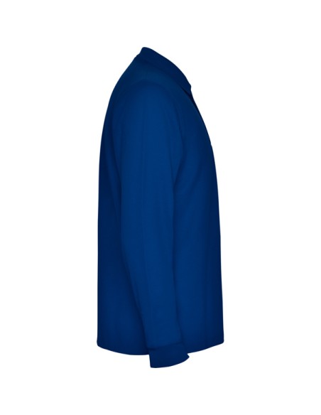 Long sleeve polo shirt 65% Cotton / 35% Polyester piqué 220g/m² ADULT - CARPE ROLY