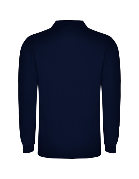 Long sleeve polo shirt 65% Cotton / 35% Polyester piqué 220g/m² ADULT - CARPE ROLY