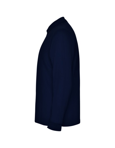 Long sleeve polo shirt 65% Cotton / 35% Polyester piqué 220g/m² ADULT - CARPE ROLY