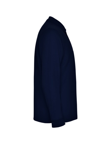Long sleeve polo shirt 65% Cotton / 35% Polyester piqué 220g/m² ADULT - CARPE ROLY