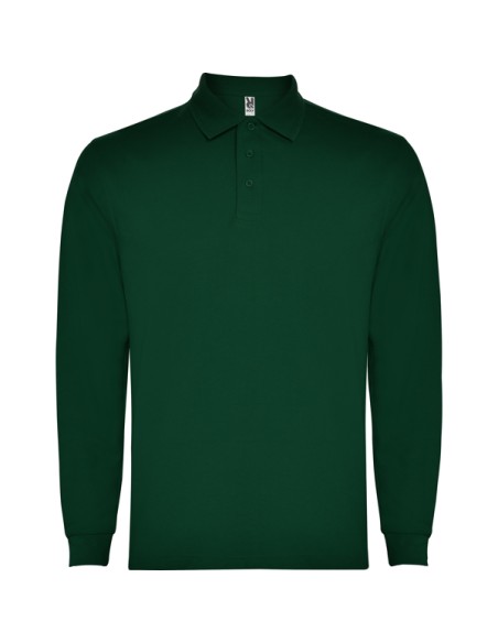 Long sleeve polo shirt 65% Cotton / 35% Polyester piqué 220g/m² ADULT - CARPE ROLY