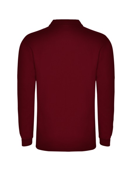 Long sleeve polo shirt 65% Cotton / 35% Polyester piqué 220g/m² ADULT - CARPE ROLY