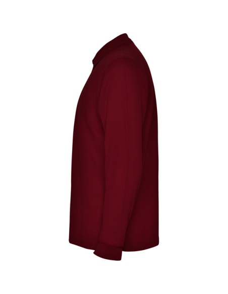 Long sleeve polo shirt 65% Cotton / 35% Polyester piqué 220g/m² ADULT - CARPE ROLY