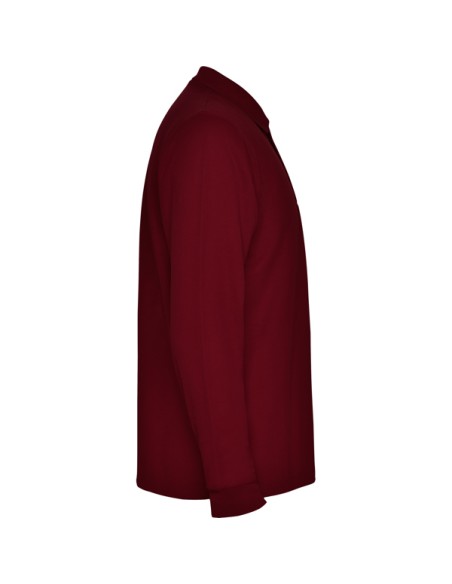 Long sleeve polo shirt 65% Cotton / 35% Polyester piqué 220g/m² ADULT - CARPE ROLY