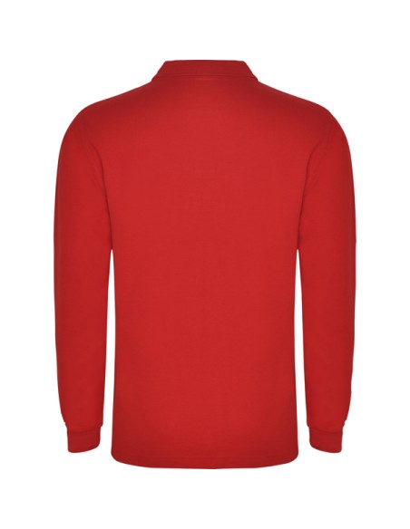 Long sleeve polo shirt 65% Cotton / 35% Polyester piqué 220g/m² ADULT - CARPE ROLY