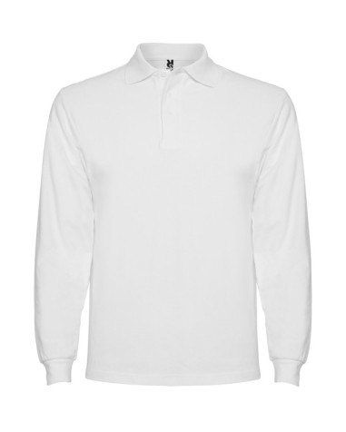Long-sleeved polo shirt 100% cotton...