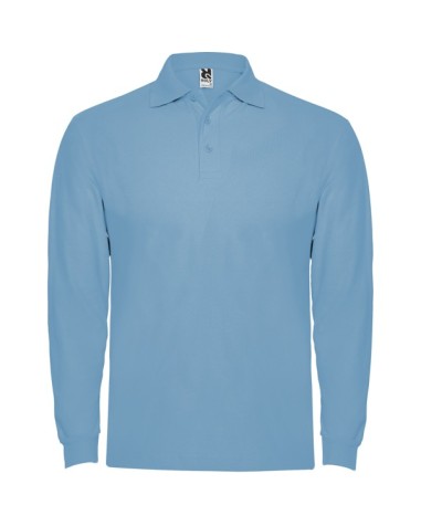 Long-sleeved polo shirt 100% cotton...
