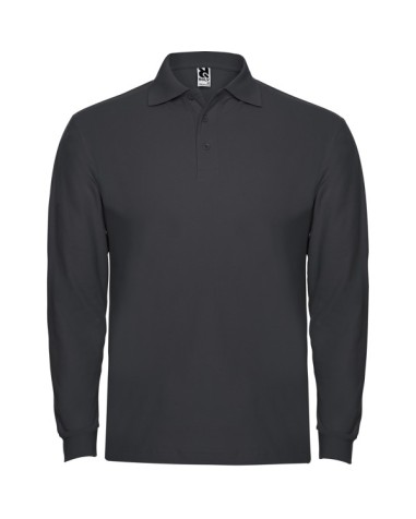 Long-sleeved polo shirt 100% cotton...