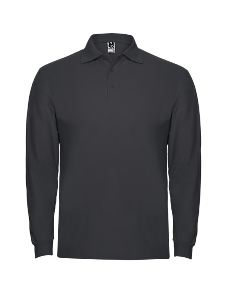 Polo manga larga 100% Algodón punto piqué 220g/m² ADULTO/JUNIOR- ESTRELLA L/S ROLY
