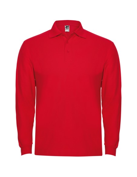 Polo màniga llarga 100% Cotó punt piqué 220g/m² ADULT/JUNIOR- ESTRELLA L/S ROLY