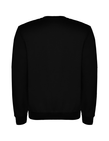 Customizable unisex black Roly sweatshirt back view