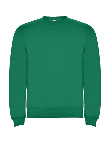 Sweat-shirt classique unisexe Roly, vert bouteille, vue latérale personnalisable avec logo