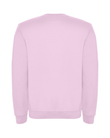 Dessuadora coll rodó de pelfa color rosa clar vista posterior