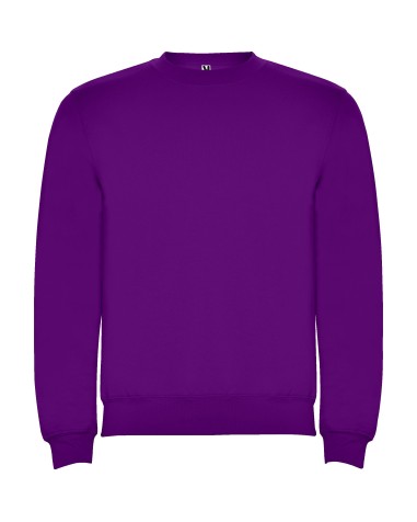 sudadera clásica de cuellor redondo personalizable color purpura