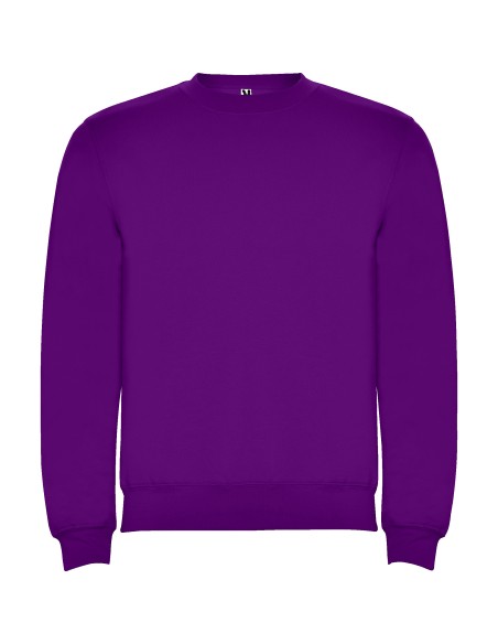 sudadera clásica de cuellor redondo personalizable color purpura