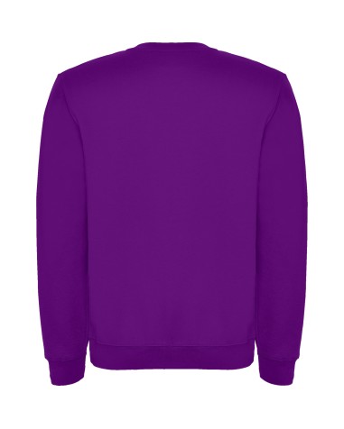 Sudadera corporativa para uniformes cuello redondo color lila