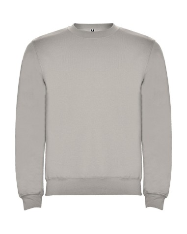 sudadera clásica de cuello redondo personalizable gris piedra