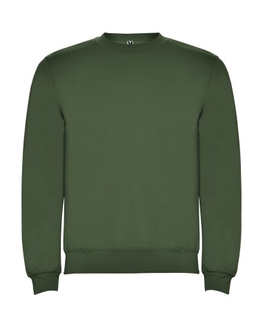 sudadera clásica de cuello redondo personalizable verde militar