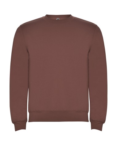 Sweat-shirt classique à col rond personnalisable en rouge pastel