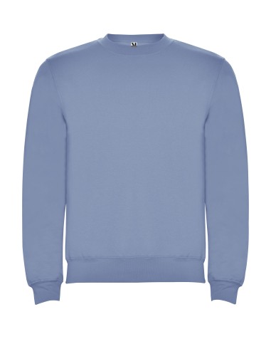 personalized crew neck sweatshirt in zen blue