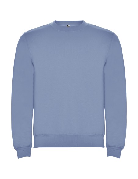 personalized crew neck sweatshirt in zen blue