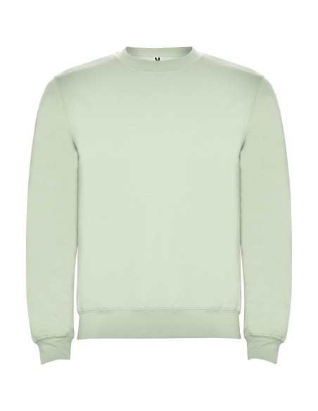sudadera cuello redondo personalizable color verde menta