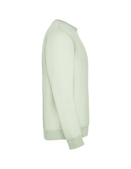 dessuadora coll rodó personalitzable color verd mist vista lateral