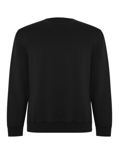 Sweat-shirt ras du cou unisexe en coton biologique et polyester recyclé avec polaire brossée 300 g/m² - BATIAN ROLY