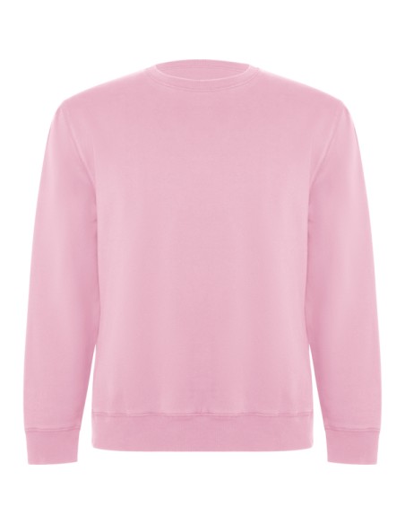 Unisex crewneck sweatshirt made of organic cotton and recycled polyester with 300g/m2 brushed fleece - BATIAN ROLY
