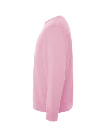 Sweat-shirt ras du cou unisexe en coton biologique et polyester recyclé avec polaire brossée 300 g/m² - BATIAN ROLY