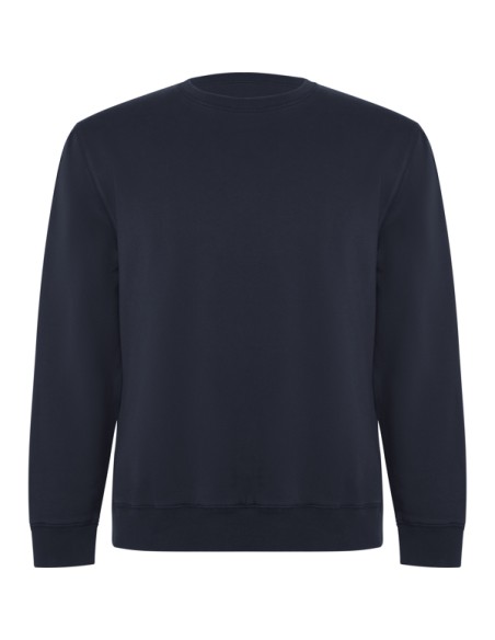 Unisex crewneck sweatshirt made of organic cotton and recycled polyester with 300g/m2 brushed fleece - BATIAN ROLY