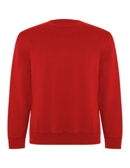 Sweat-shirt ras du cou unisexe en coton biologique et polyester recyclé avec polaire brossée 300 g/m² - BATIAN ROLY