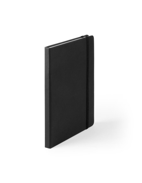 A5 Notepad (100 plain sheets) with faux leather covers for advertising - Cilux