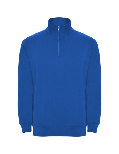 Sweat-shirt demi-zip à col montant 50% coton 50% polyester 280g/m2 UNISEXE - ANETO ROLY