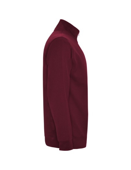 Half-zip sweatshirt with high neck 50% Cotton 50% Polyester 280g/m2 UNISEX - ANETO ROLY