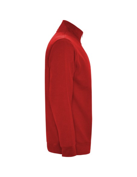 Half-zip sweatshirt with high neck 50% Cotton 50% Polyester 280g/m2 UNISEX - ANETO ROLY