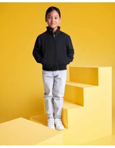 Sudadera cremallera entera  y cuello alto 50% Algodón 50% poliéster 280g/m2 ADULTO/JUNIOR - ULAN ROLY