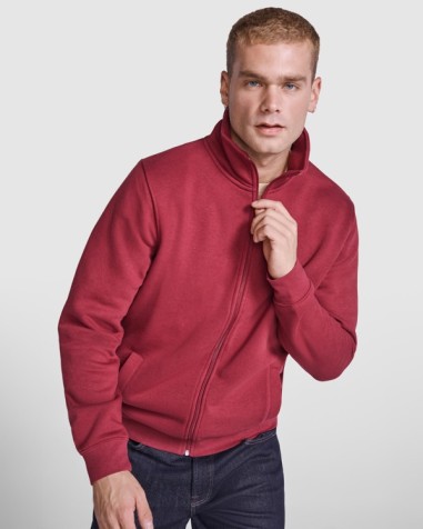 Sweat-shirt zippé à col montant 50%... Sweat-shirt zippé à col montant 50%...