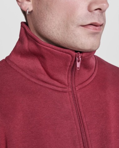 Sweat-shirt zippé à col montant 50%... Sweat-shirt zippé à col montant 50%...