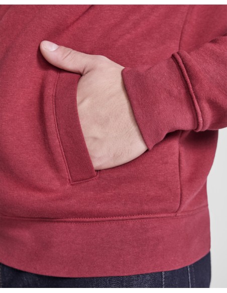 Sudadera cremallera entera  y cuello alto 50% Algodón 50% poliéster 280g/m2 ADULTO/JUNIOR - ULAN ROLY