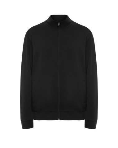 Full zip sweatshirt with high neck...