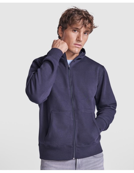 Dessuadora cremallera sencera i caputxa 50% Cotó 50% polièster 280g/m2 ADULT/JUNIOR - MONTBLANC ROLY